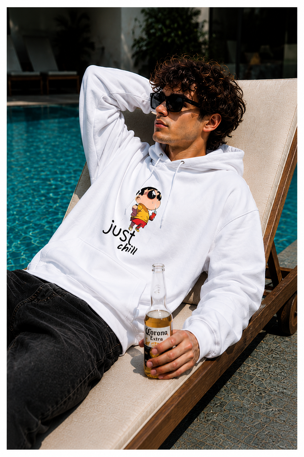 Chill Shinchan Oversized Hoodie