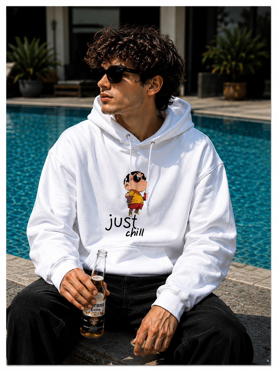 Chill Shinchan Oversized Hoodie