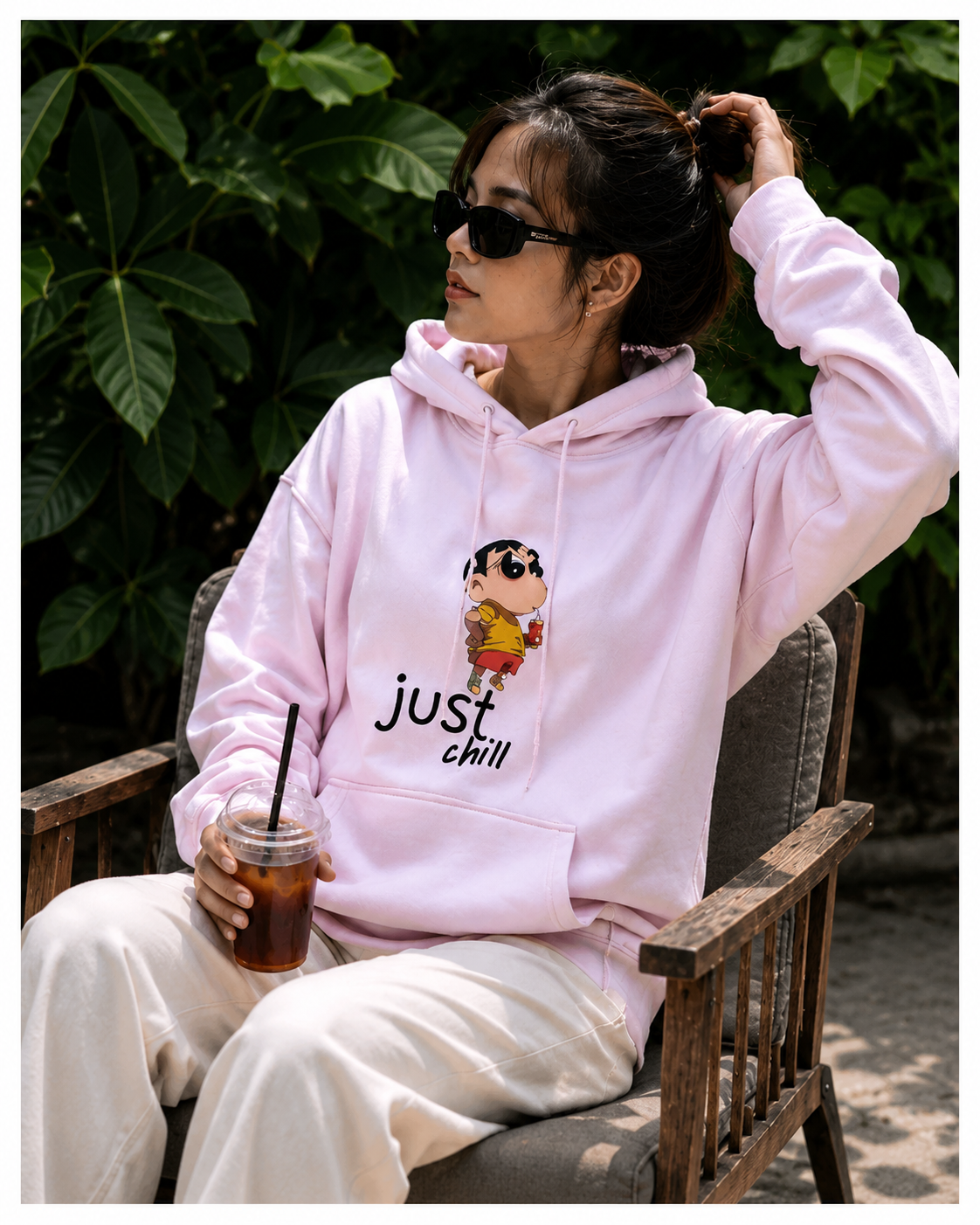 Chill Shinchan Oversized Hoodie