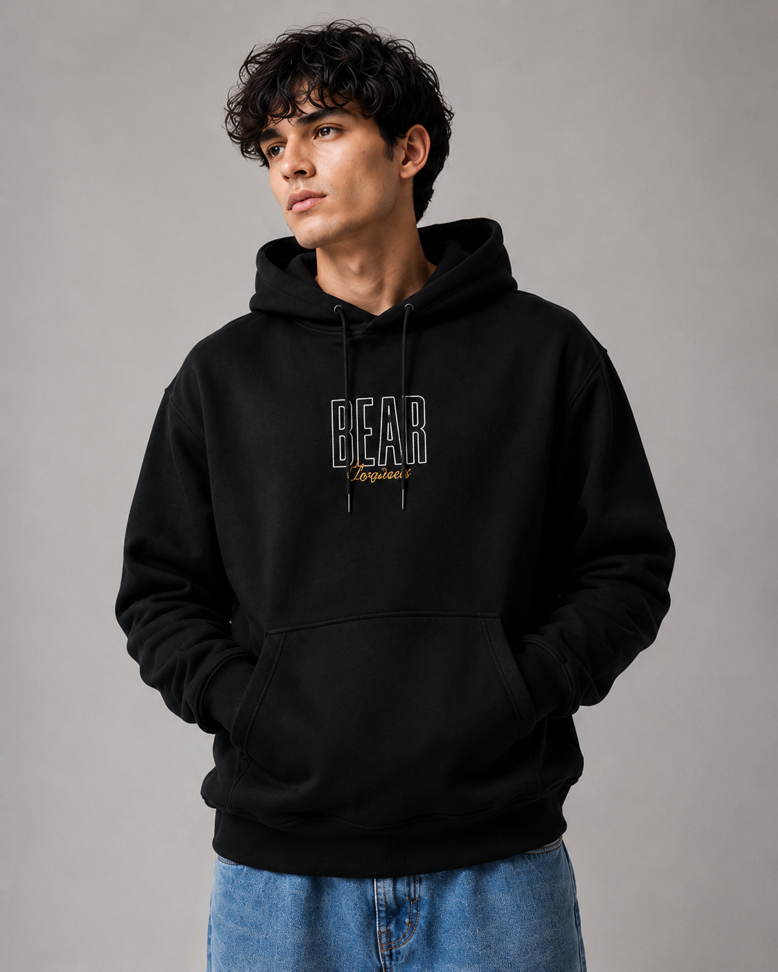 Urban Bear Graphic Hoodie