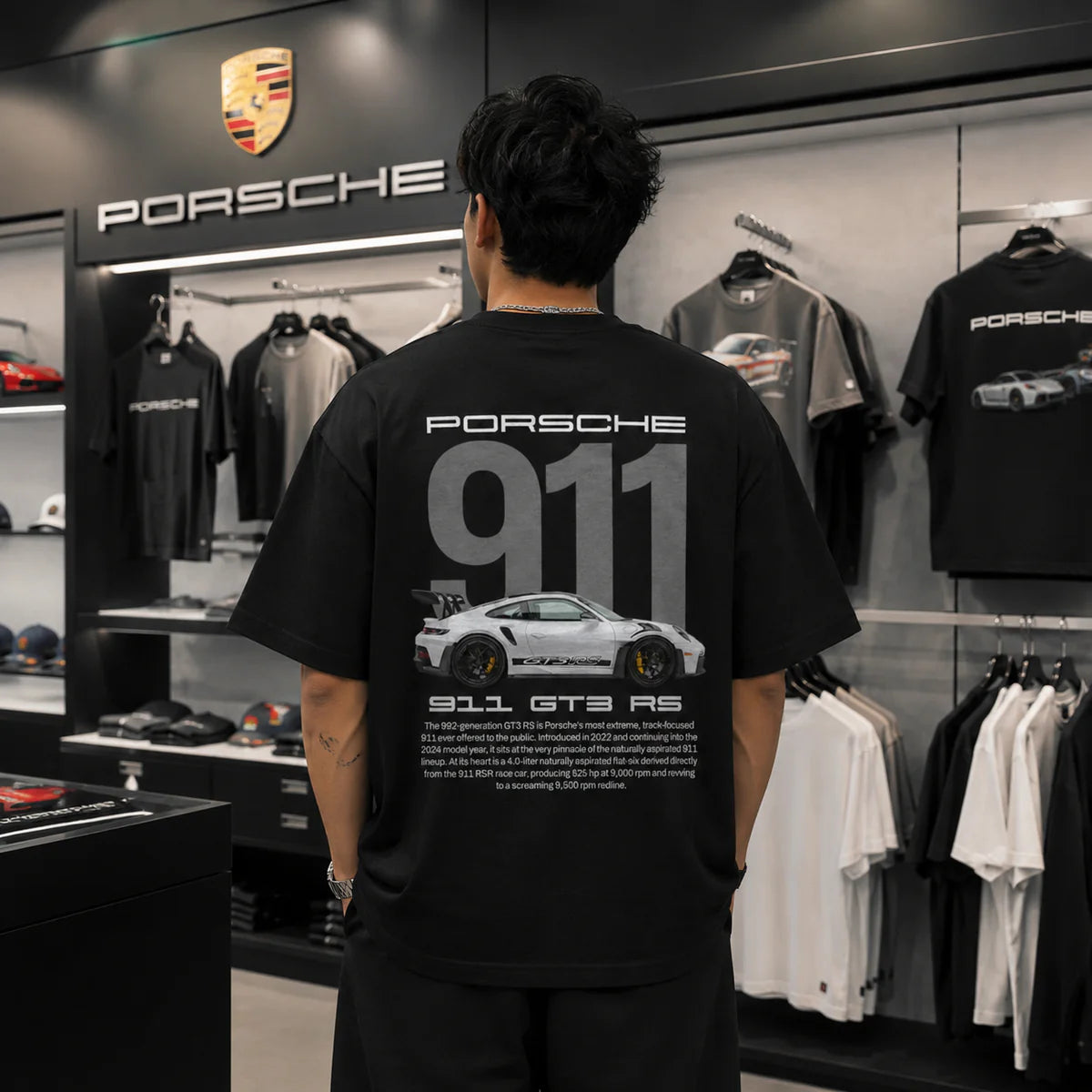 Porsche 911 Oversized T-shirt
