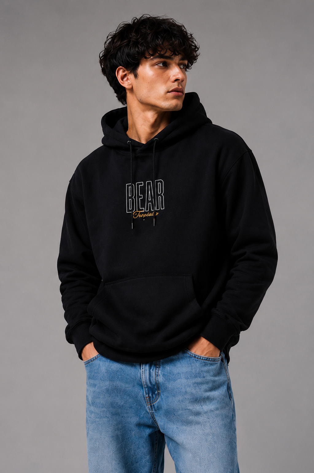 Urban Bear Graphic Hoodie