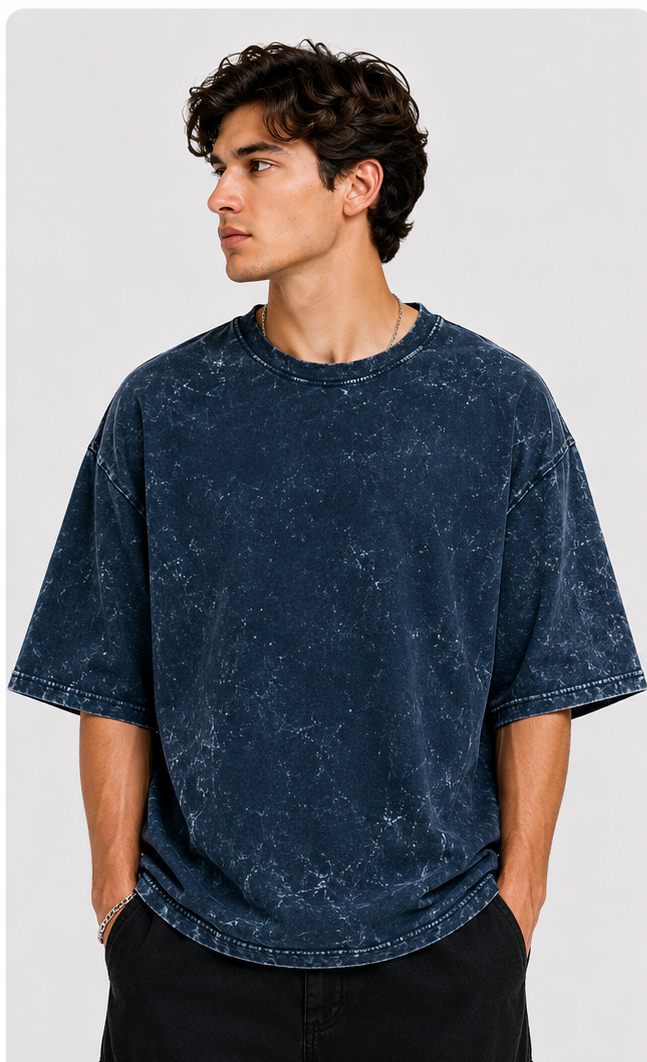 Acid Washed Oversized Tee