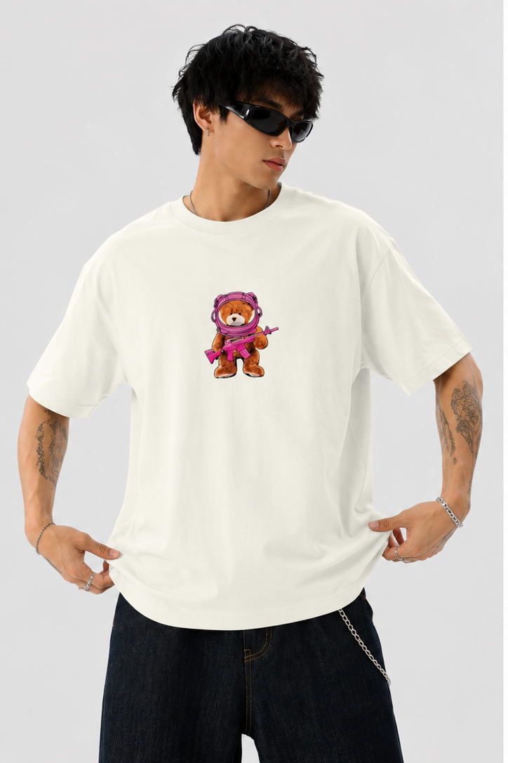 Fearless Bear Oversized Tee