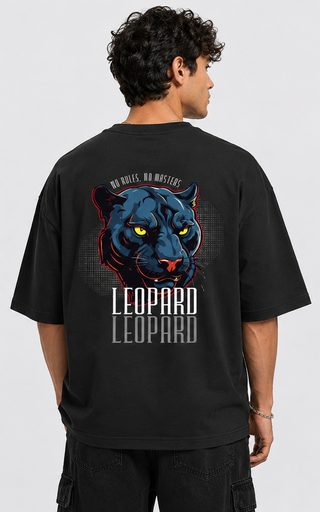 Leopard Rage Oversized Tee
