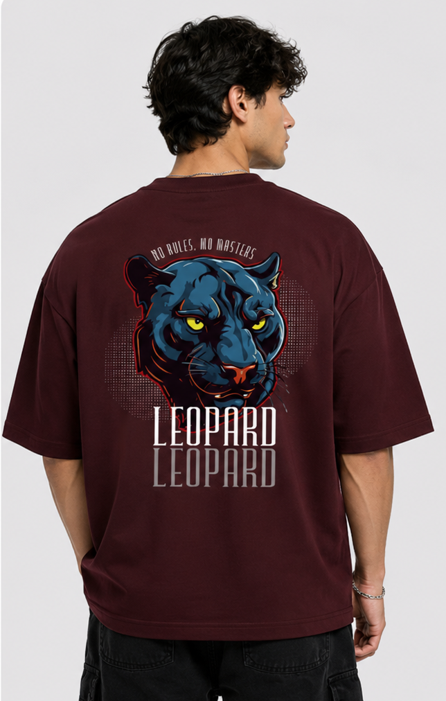 Leopard Rage Oversized Tee