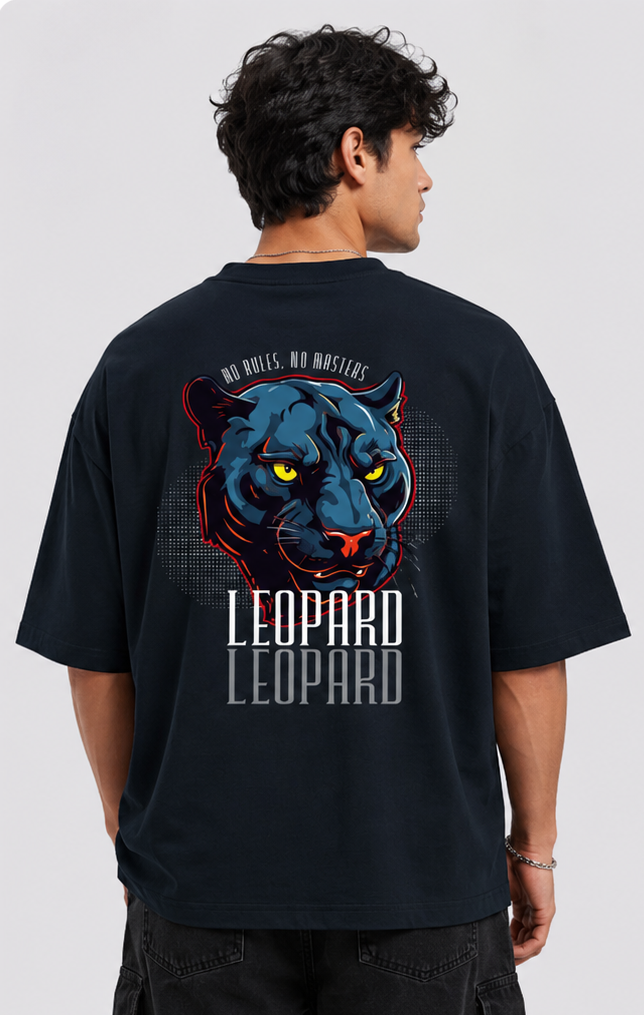 Leopard Rage Oversized Tee