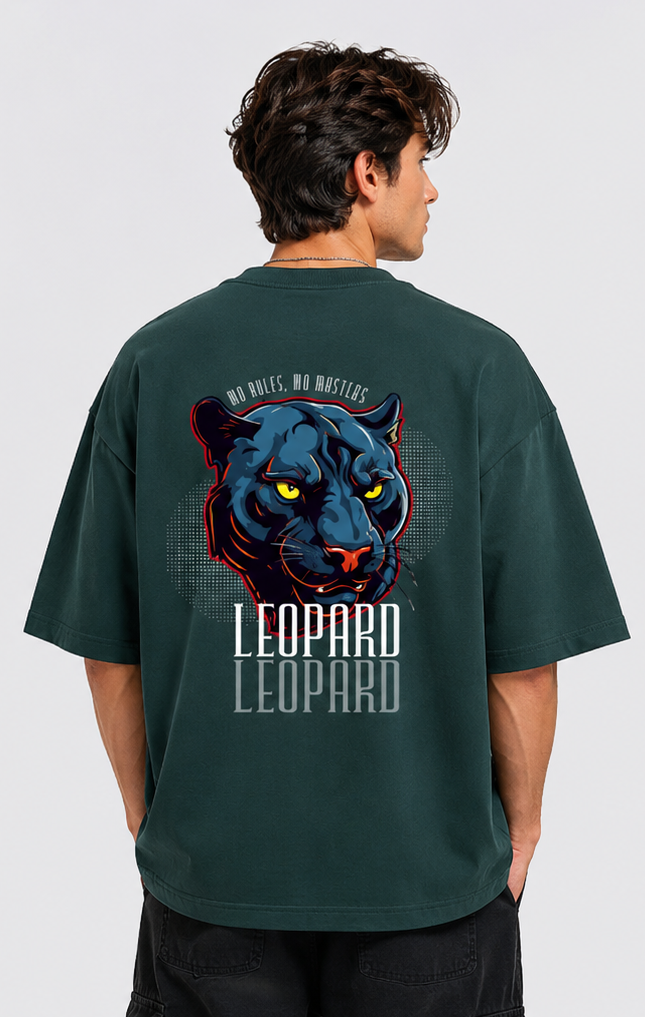 Leopard Rage Oversized Tee