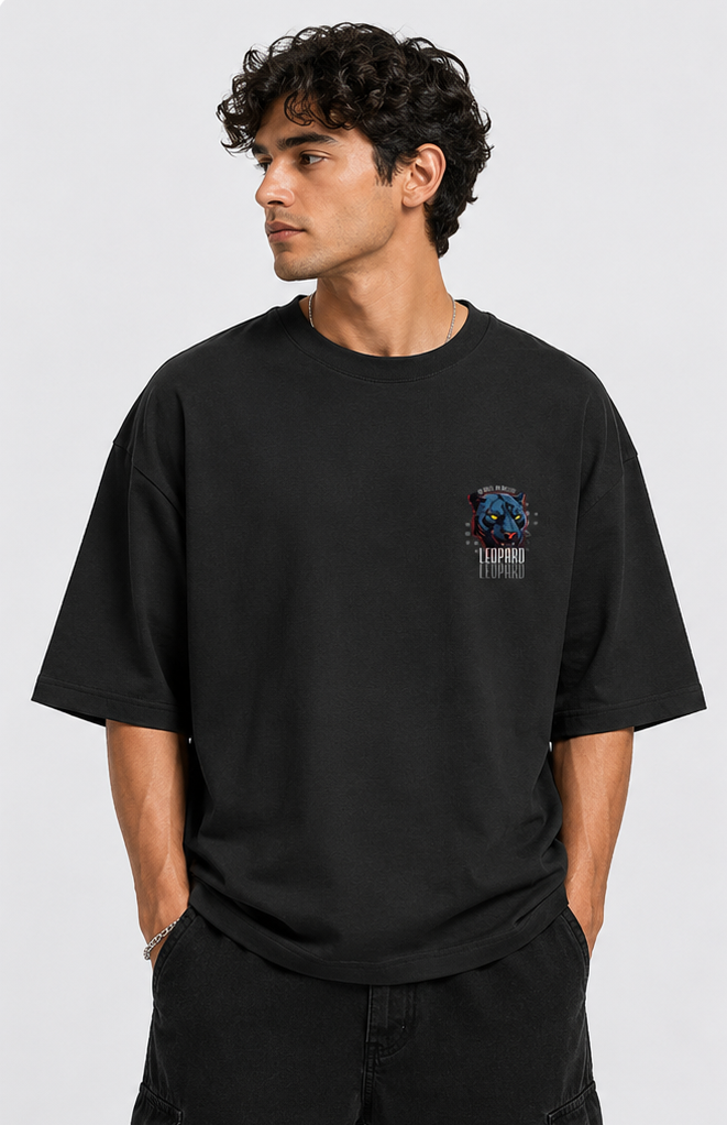 Leopard Rage Oversized Tee