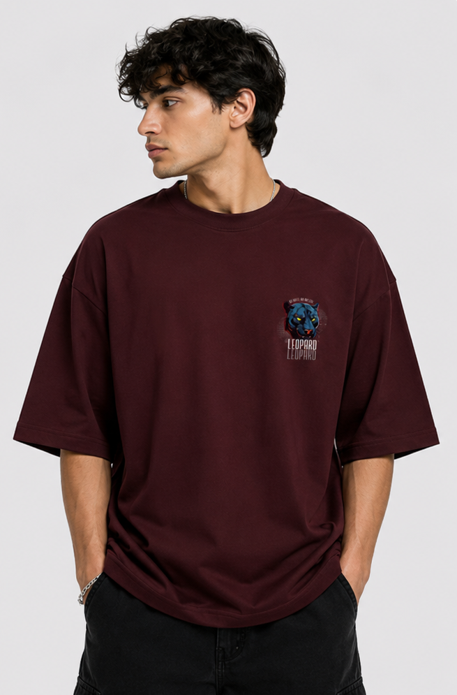 Leopard Rage Oversized Tee