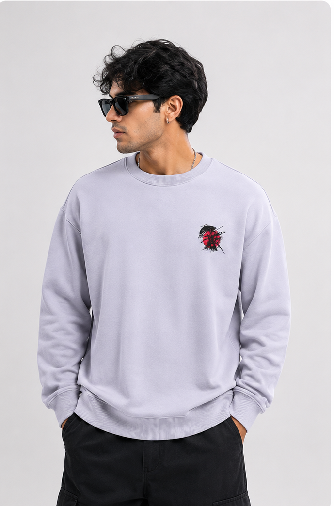 Crimson Bloom Sweatshirt