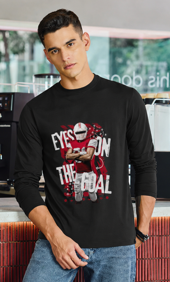 Eye On Goal Full Sleeve Tee