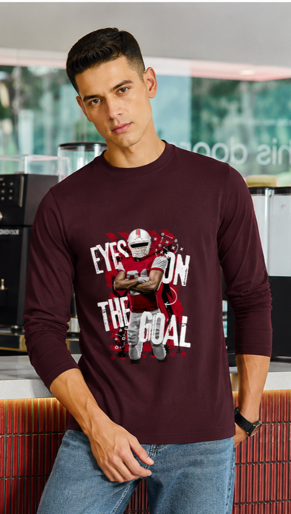 Eye On Goal Full Sleeve Tee